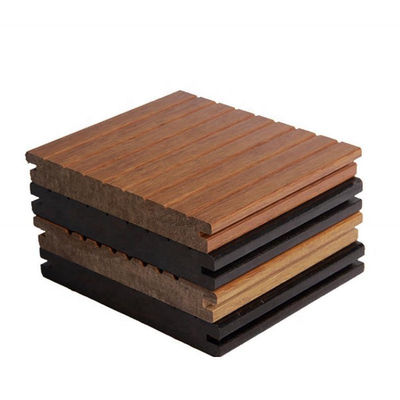 Projets de bois massif à grain résistant au feu Moso bamboo decking boards