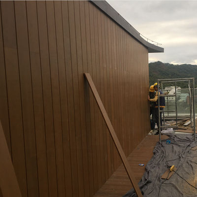 Projets de bois massif à grain résistant au feu Moso bamboo decking boards