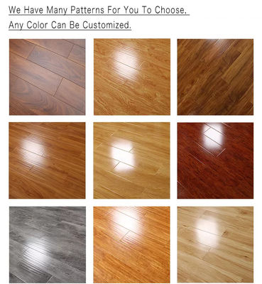 OEM ODM de revêtements de sol en vinyle de stratification gris au Royaume-Uni avec certificat ISO9001 / ISO14001 / CE