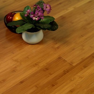 Plancher en bambou massif moderne pour le plancher en planches de bois longues populaires