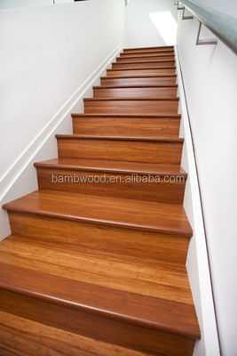 Plancher en bambou massif moderne pour le plancher en planches de bois longues populaires