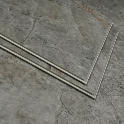 Carreaux de plancher en vinyle intérieur SPC Cliquez sur le plancher avec marbre design plastique stratifié