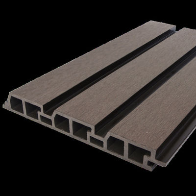 Panneaux muraux décoratifs en bois plastique composite avec revêtement WPC 3D de haute qualité