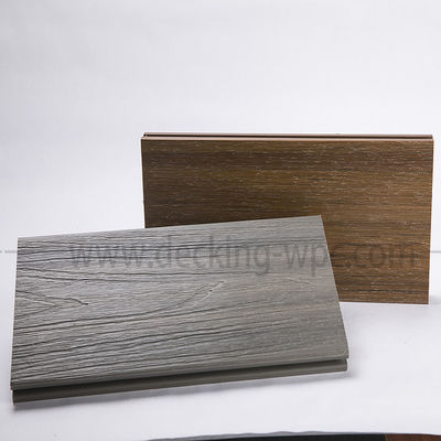 Decking composite 3g 16ft 3,2m Surface de ponçage à rainures en Wpc noir pour intérieur au Canada