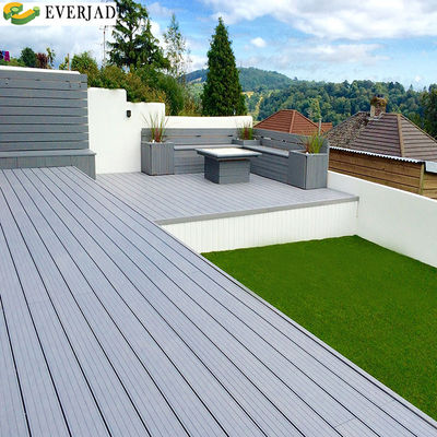 Decking composite 3g 16ft 3,2m Surface de ponçage à rainures en Wpc noir pour intérieur au Canada