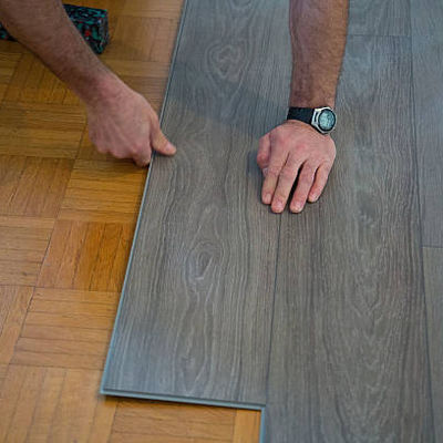 Plancher en vinyle de luxe de 4 mm, 5 mm et 6 mm pour autres services après-vente et 100% étanche