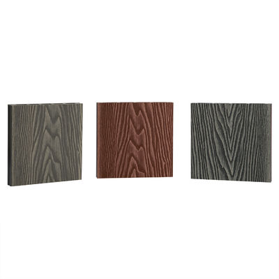3D Deep Embossing WPC Decking avec support technique en ligne et finition en détresse
