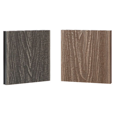 3D Deep Embossing WPC Decking avec support technique en ligne et finition en détresse