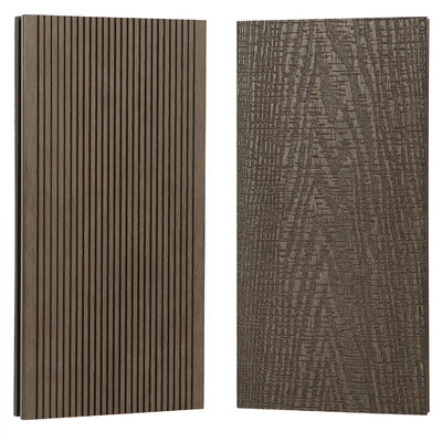 3D Deep Embossing WPC Decking avec support technique en ligne et finition en détresse