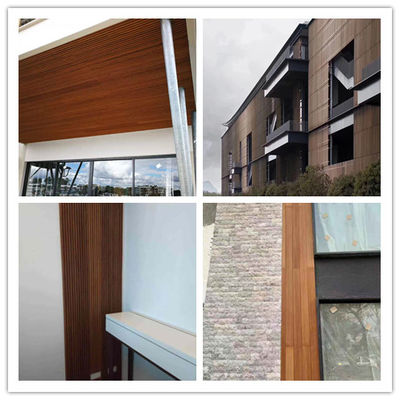 Panneaux muraux en WPC PVC imperméable à l'eau en couleurs personnalisées pour l'intérieur et l'extérieur