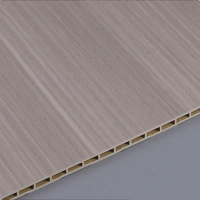 Plafond intérieur imperméable à l'eau Panneaux muraux en PVC en bois en fibre de bambou pour la décoration de la maison