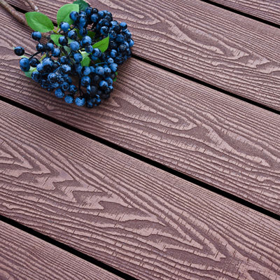 Meilleur Piso à noyau solide WPC PVC Patios Bois 3D en relief extérieur composite lisse