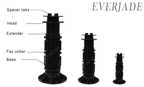 Accessoires de revêtement de sol Everjade réglable surélevé revêtement de sol Carreaux de support