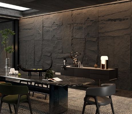 Panneau mural en pierre de Pu Le choix idéal pour la conception personnalisée de l'intérieur et de l'extérieur