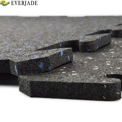 Granulés de caoutchouc de salle de sport de haute densité de 20 mm Carreaux de revêtement de sol de salle de sport pour granulés unisexes
