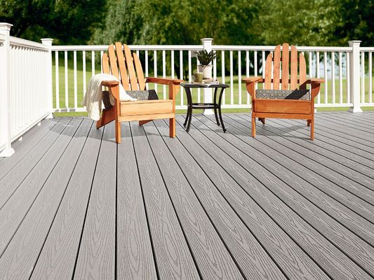 Décoration composite en bois en relief écologique pour jardin et patio