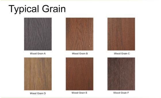 Parquet composite en bois plastique pour jardinage paysager Densité 1,3%-1,4%