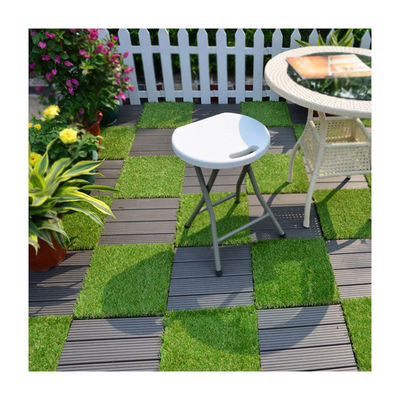 Taille 300x300x22/25 mm Carreaux de terrasse entrelacés avec plancher composite bois-plastique
