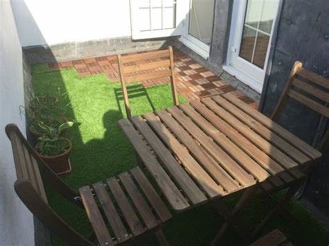 Taille 300x300x22/25 mm Carreaux de terrasse entrelacés avec plancher composite bois-plastique