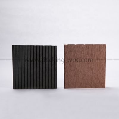 Solution de revêtement de sol de parc Co-extrusion plancher en bois en plastique WPC avec et 1,3%-1,4% Densité