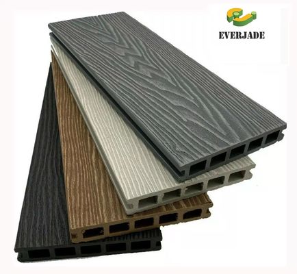 Solution de revêtement de sol de parc Co-extrusion plancher en bois en plastique WPC avec et 1,3%-1,4% Densité
