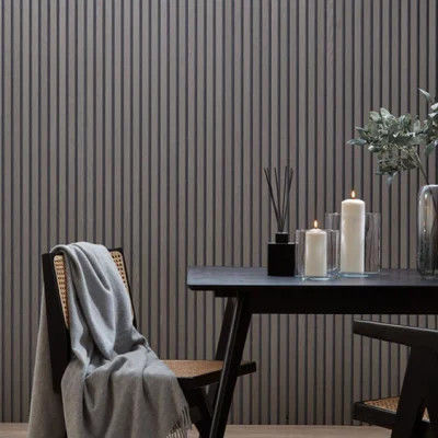 Panneaux muraux adsorbants au bruit en bois en PET Panneau acoustique en bois à grès