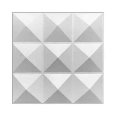 Fond de télévision de salon de luxe 500 mm * 50 mm PVC panneau mural 3D avec un design moderne