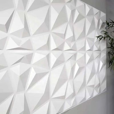 2023 Panneau mural 3D en PVC haut brillant pour salon de luxe TV arrière-plan à Direct