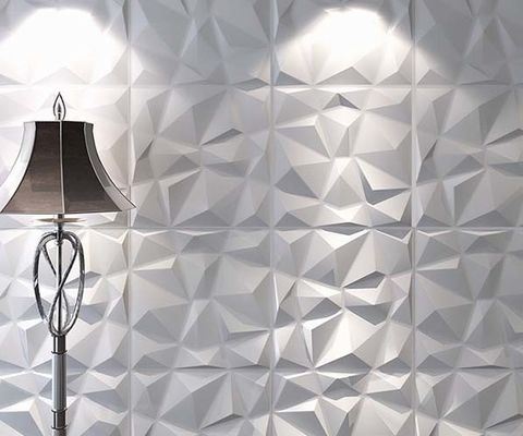2023 Panneau mural 3D en PVC haut brillant pour salon de luxe TV arrière-plan à Direct