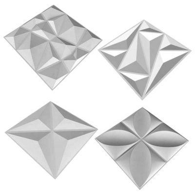 Hauteur de relief en 3D 22 mm Peel brillant élevé et panneau d'art murale en PVC pour arrière-plan de canapé